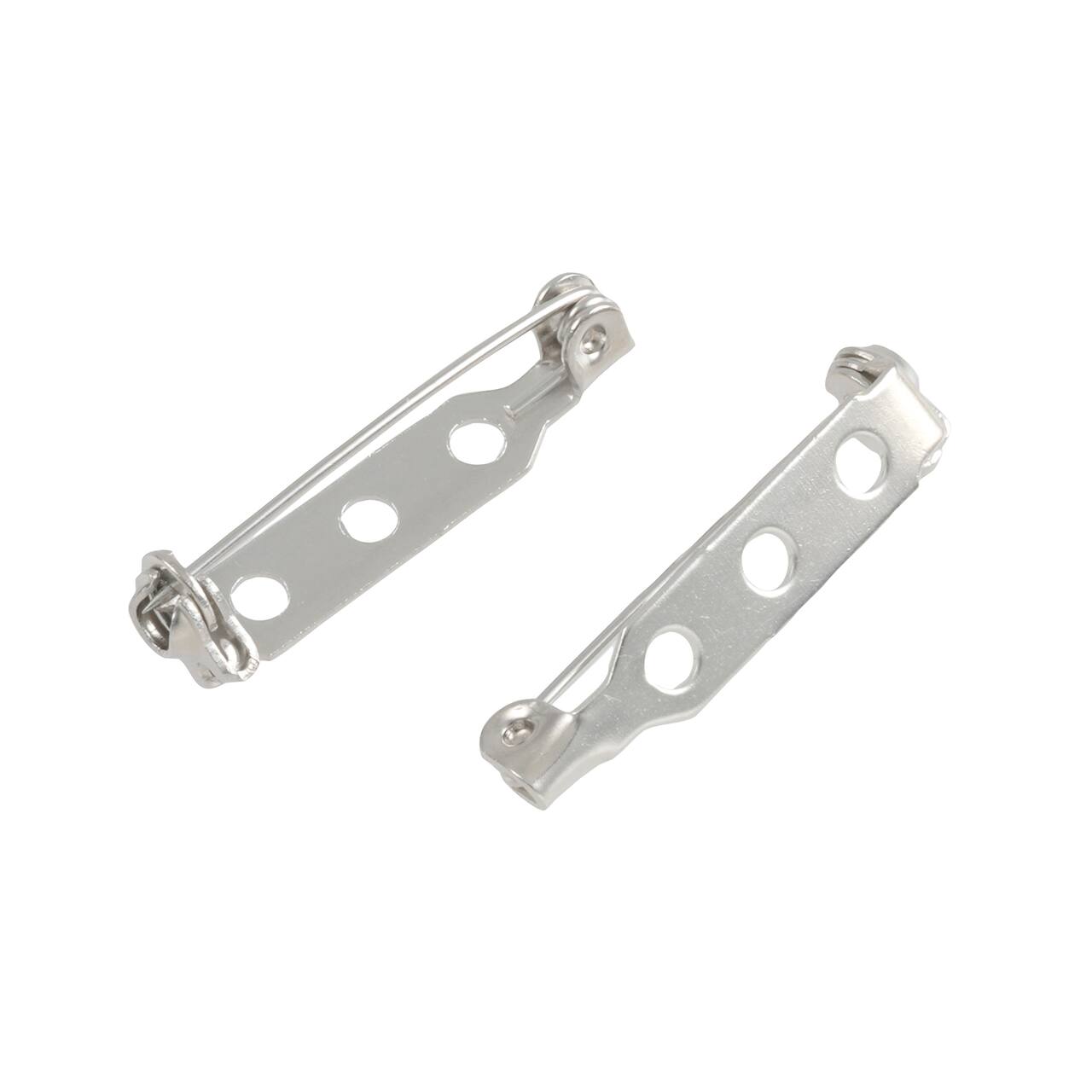 12 Packs: 60 ct. (720 total) 1" Rhodium Bar Pin by Bead Landing™